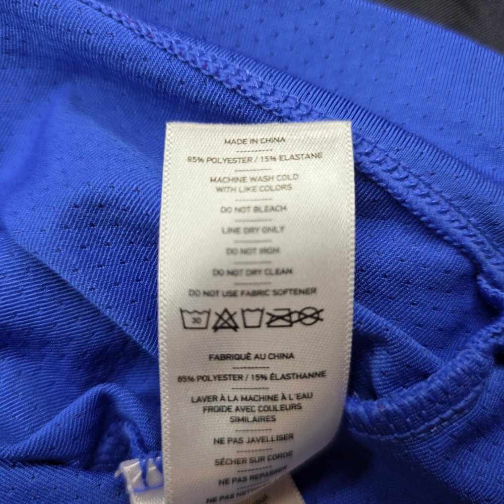 Peloton Mens Quarter Zip Pullover Blue Black Long Sleeve Athletic Top XL - Picture 9 of 12